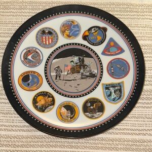 Apollo Commemorative Melamine Collectors Plate